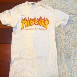 Thrasher white tee